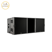 Subwoofer passif double 18 pouces LA-KS28 143 dB 25 Hz 2400 W pour systèmes de sonorisation Line Array de tournée