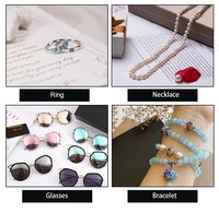 Étiquettes de bijoux RFID en PET à longue portée UHF personnalisées autocollant étiquette de prix de sécurité de petite taille pour bagues colliers bijoux pour magasins