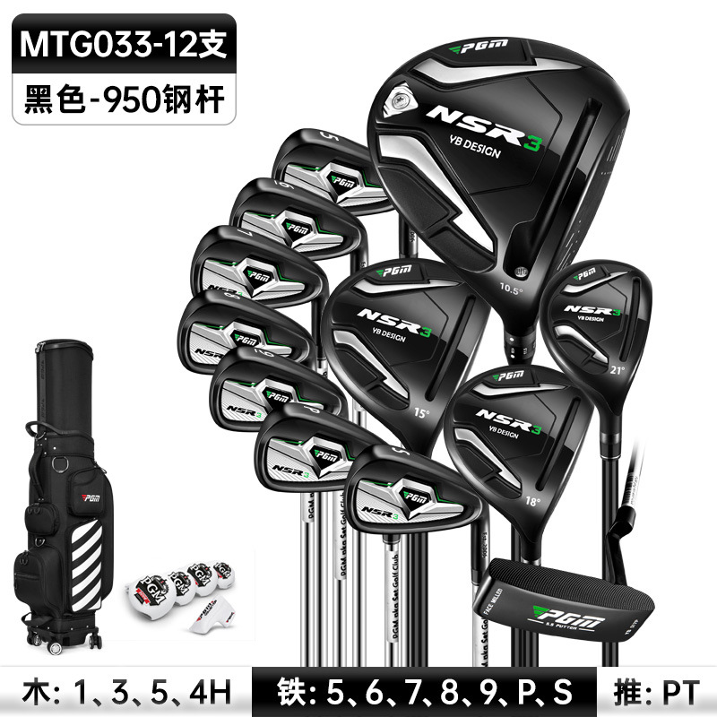 Tiges d'acier - 12 ensembles noir et or