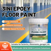 Peinture époxy à séchage rapide pour sols, revêtement imperméable et résistant aux taches pour sols en béton et ciment d'intérieur