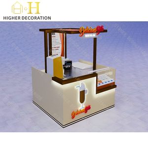Kiosque de <span class=keywords><strong>peinture</strong></span> de cuisson pour centre commercial Comptoirs de magasin de crème glacée Kiosque Vitrine Table d'affichage - Product Image 5