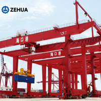 Grue portuaire intelligente RMG à double poutre, grue à conteneurs, grue mobile intelligente à cabine de commande, 20 tonnes, 5 tonnes, 40 tonnes