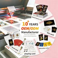 Maßgefertigte Bedruckte Logo-Sammelkarten Großhandel Kundenspezifische Holografische Spielkarten TCG-Karten Vollfarbdruck