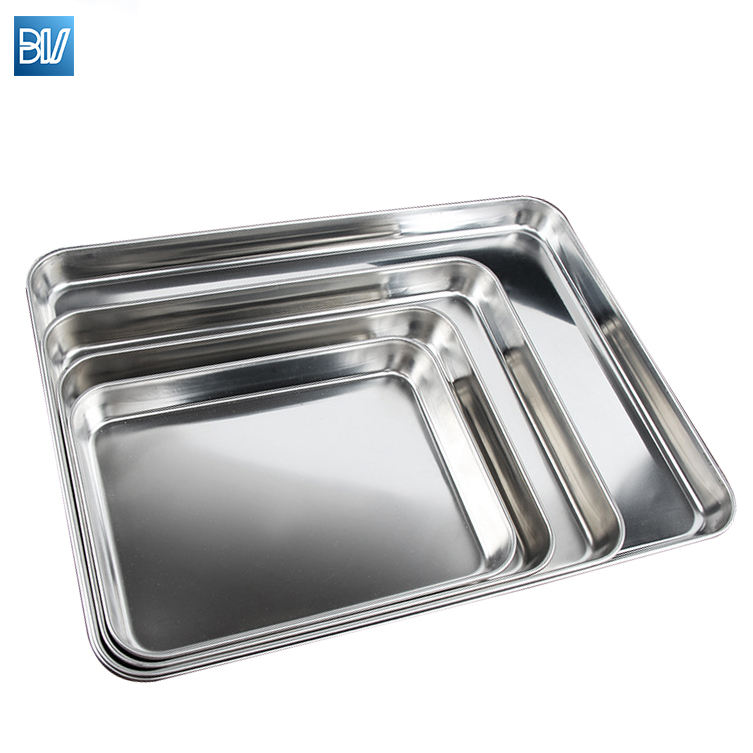 Stainless Steel Tray Oven Baking Pan for Kitchen Use
