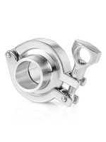 d'usine de qualité alimentaire Ss304 connecteur rapide en acier inoxydable pince sanitaire support de tuyau de virole de soudure
