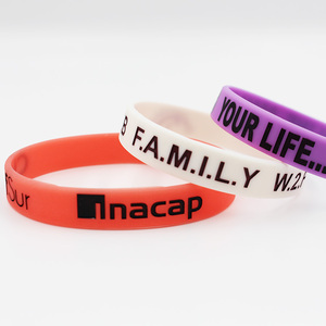Promotional Events Silicone Wrist Band Personalized Imprint Logo Bracelet Rubber Wristlet Silicone Sport Wristband