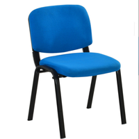 Chaise de bureau, chaise de conférence empilable en maille, chaise d'ordinateur pour la maison, chaise de formation simple en lin