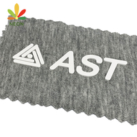 Étiquettes 3D en silicone en relief pour transfert thermique, pour T-shirts