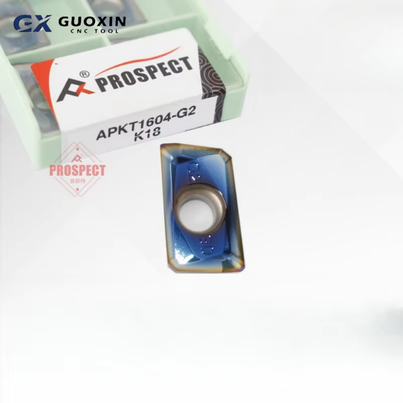 Перспектива APKT1604 - G2 K18, токарные детали с ЧПУ, оригинальная резная твердосплавная вставка, специальная для цветных металлов