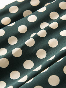 Collection d'été Sweet Cute Home Pyjamas Polka Dot Leopard Cotton Thermal Breathable Nightgown Comfortable Sleepwear Plus Sizes - Product Image 6