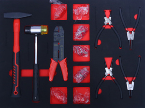 Ensemble d'outils multifonctionnels pour la maison et l'automobile en acier CR-V, 420 pièces, avec porte-embouts, étui souple OEM - Product Image 5