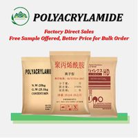 Polyacrylamide PAM en poudre, floculant de haute pureté, agent auxiliaire chimique pour le traitement de l'eau, vente en gros