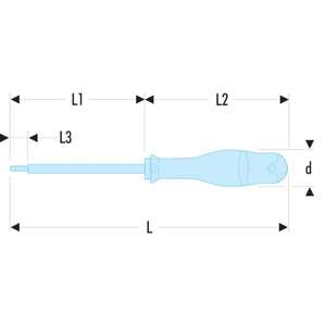 FACOM - AT3.5x75VE PROTWIST®Tournevis pour vis à fente 1000 Volt isolé 1000 V TOURNEVIS ISOLÉS - Product Image 3