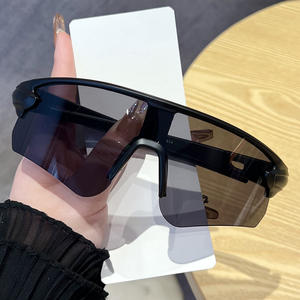 ファッションサングラス女性用屋外サイクリングサングラスカラフルなサンシェードワンピースリムレススポーツサングラス男性用卸売 - Product Image 4