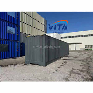 Conteneur maritime d'occasion Vita 40HQ 20GP pour marchandises sèches, avec paroi latérale complète, 4 portes, capacité de 74,3 m³, en acier Corten, fabriqué dans le Guangdong - Product Image 3
