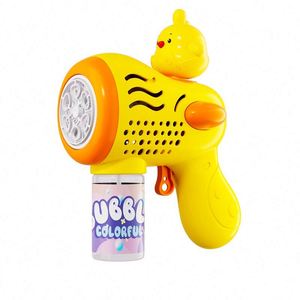 Máquina de Burbujas de Pato Luminosa para Niños, Juguete de Burbujas Totalmente Automático - Product Image 1