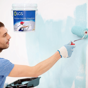 Émulsion acrylique styrène SD18L de haute qualité, film dense et dur pour peinture murale intérieure et extérieure, formule latex. - Product Image 1