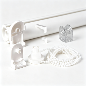 Kit de Montaje para Persianas Enrollables, <span class=keywords><strong>Eje</strong></span> de 25 mm, Kit de Reparación, Longitud de Accionamiento de 120 cm (Circulación de 240 cm), Soporte de Cadena Continuo - Product Image 4