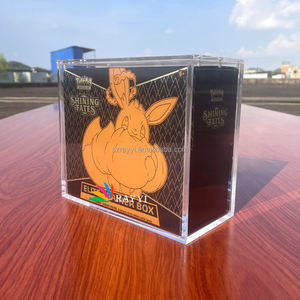 RAY YI UV résistance <span class=keywords><strong>pokemon</strong></span> 1ère édition base set <span class=keywords><strong>booster</strong></span> box Case Clear original <span class=keywords><strong>pokemon</strong></span> <span class=keywords><strong>booster</strong></span> box Acrylique Display case - Product Image 4