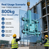 TXBF-TYPE02-800KG-R21 Machine de levage de verre à ventouse de 800 kg Type 02 pour l'installation de murs-rideaux – Vente en gros