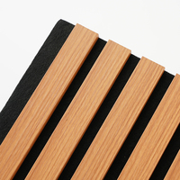 Vente d'usine : Panneau acoustique décoratif en feutre polyester absorbant le son, panneau grille acoustique en PET écologique pour plafond