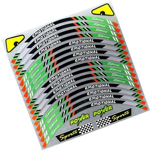 Adesivo para Roda de Motocicleta, Decalque Impermeável, Fita de Listras para Aro de 17 Polegadas, Acessórios Universais para Motocicletas <span class=keywords><strong>Honda</strong></span>, Yamaha, Suzuki - Product Image 6