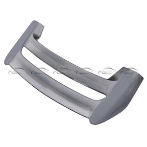 For Honda Civic Type R FK7 FK8 10TH 2016-2019 Auto Tuning Rear Trunk Lip Tail Wing Roof Spoiler FRP+Carbon Fiber Double <b>Deck</b> - Product Image 3