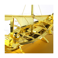 Blackhorsegifts Métal Art Artisanat Souvenir Cadeaux Base En Bois Plaqué Or Métal Venise Bateaux Modèles De Navire pour La Décoration