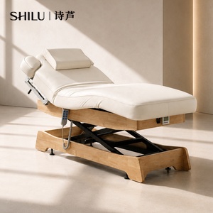 Camilla Eléctrica SHILU con Altura Ajustable para Tratamientos Faciales, Spa, Centro de Estética y Salón de Belleza - Product Image 1