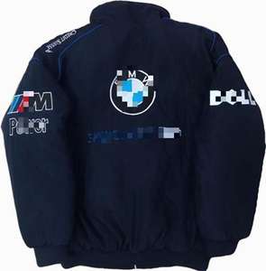 Haute qualité rétro <span class=keywords><strong>F1</strong></span> matelassé brodé hiver Bomber veste doux décontracté cyclisme/sport costume avec poches chaud Baseball veste - Product Image 5