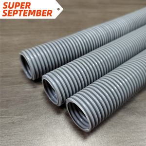 1/2 pouce gris bleu ENT PVC électrique non métallique Tube étanche Flexible ondulé Conduit raccords bobine fil Tubes en plastique - Product Image 1