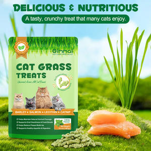 Oimmal - Golosinas <span class=keywords><strong>de</strong></span> Hierba para Gatos <span class=keywords><strong>de</strong></span> Marca Propia, Eliminan las Bolas <span class=keywords><strong>de</strong></span> Pelo, Limpieza Bucal y <span class=keywords><strong>Aliento</strong></span> Fresco, Golosinas para Mascotas, Bocadillos Masticables Comestibles para Gatos - Product Image 6
