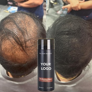 Recharge de <span class=keywords><strong>poudre</strong></span> de fibre capillaire brun foncé avec logo personnalisé pour <span class=keywords><strong>calvitie</strong></span> imperméable à l'eau - Product Image 1