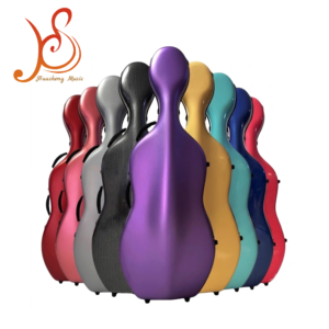 Estuche Rígido para Violonchelo de Fibra de Carbono 4/4, Anti-Impactos, Impermeable, con Ruedas, para Instrumentos Musicales - Product Image 1
