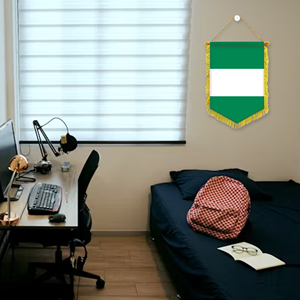 Mini 20x30cm Pennant Car Flags Nigeria Wall Decor Display Accessories <b>Small</b> Ornaments for Hanging - Product Image 3