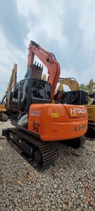 Excavadora de orugas Hitachi ZX70 usada con motor Kubota, excavadora hidráulica de 7 toneladas, cubo EPR_Germany_Packing importado de Japón - Product Image 3
