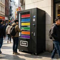 Plataforma Elevadora para Máquinas Expendedoras, Sistema de Entrega, Dispensador de Bebidas y Aperitivos para Artículos Grandes y Pesados