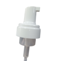 Pompe pulvérisatrice en plastique 42/410 pour bouteilles, anti-déversement, lavage des mains, blanche, MOQ 500 pièces