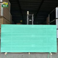 Panneau MDF résistant à l'humidité imperméable de qualité professionnelle 18mm mélamine verte face pour meubles panneaux muraux armoires de cuisine