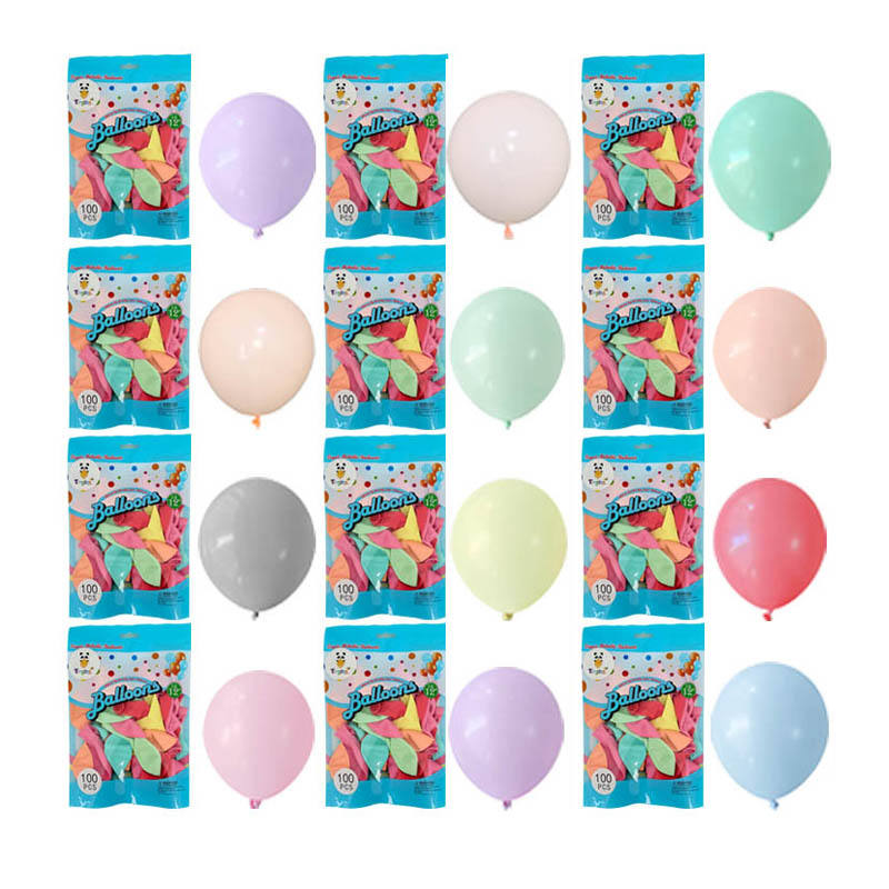 2025 High Quality 10 Inch Latex Balloons Colored Wedding Birthday Christmas Halloween Candy-colored Pastel Thick Latex Balloons