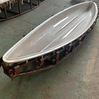 Moule de bateau 2027 en alliage d'aluminium rotomoulé, usinage CNC, rotomoulage par rotation, moules de fonderie