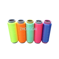 Fil de microfibre en polyester teint en masse DTY par machine Barmag