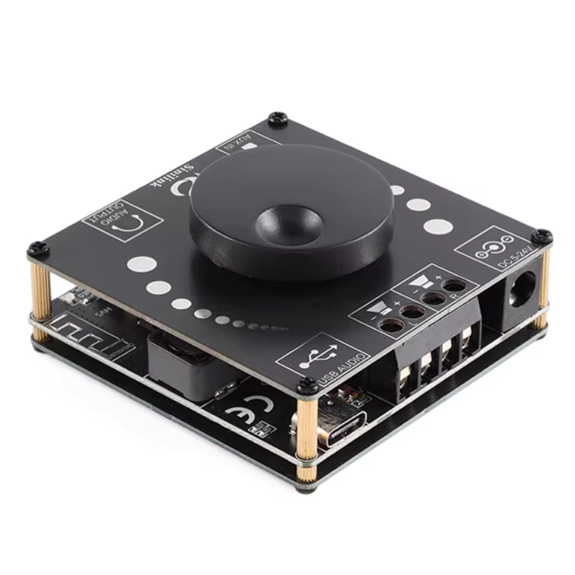 Original HIFI High-end 2.0 Stereo Bluetooth Digital Power Amplifier Board 40W 50W X 2 Speaker Audio Amplification
