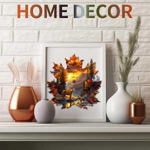 Rompecabezas con Forma de Hoja de Arce Otoñal, de Cartón a Todo Color, Juguete Educativo para Niños de 8 a 13 Años, Unisex - Product Image 6