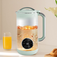 HANBO Mini Cuiseur à Soupe, Mixeur Chauffant, Machine à Lait de Soja, Machine à Lait Végétal 600ML, Fabricant Automatique de Lait de Soja