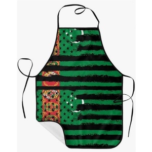 Tablier drôle avec drapeau du Turkménistan, ajustable, pour homme et femme, idéal pour la cuisine, le barbecue, la pâtisserie, le jardinage - Product Image 6