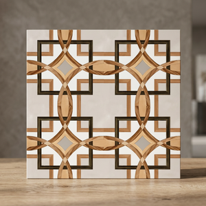 Serie digital de azulejos cerámicos rústicos 3D de gran venta, 300x300mm, antideslizantes, diseño para suelos de baño, azulejos para interiores y exteriores. - Product Image 5