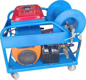 20Mpa 27Hp Machine de nettoyage de drainage à haute pression Pompe à jet d'égout et machine de nettoyage de drainage - Product Image 1