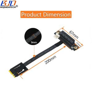 270度逆方向PCI-E 3.0 4XスロットからWifi NGFF <span class=keywords><strong>M</strong></span>.<span class=keywords><strong>2</strong></span>キーA + Eアダプター延長ケーブル0.2M 0.3M 0.4M 0.4M 0.6M 0.6M 0.8M 1M - Product Image 4