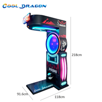 Cool Dragon Testeur de force de boxe à double mode, à monnayeur, Vente directe fabricant, Personnalisation disponible